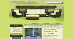 Desktop Screenshot of furniturehomedesign.com